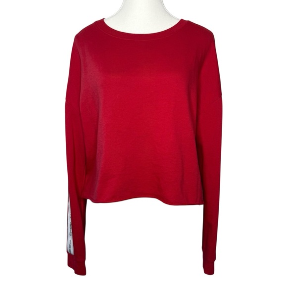 |EUC| FLIRTITUDE 1982 NYC Logo Pullover Crop Sweatshirt - Picture 1 of 5